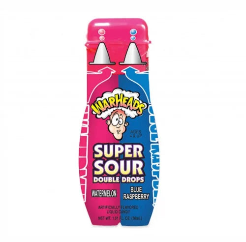 WARHEADS Super Sour Double Drops - Liquid Sour Candy