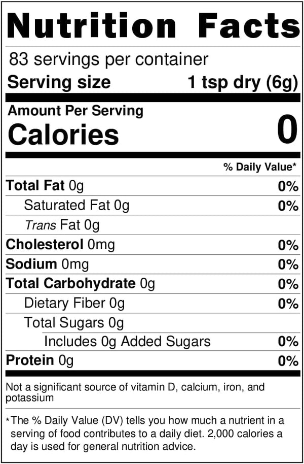 Kurukahveci Mehmet Efendi Turkish Coffee Nutri Facts