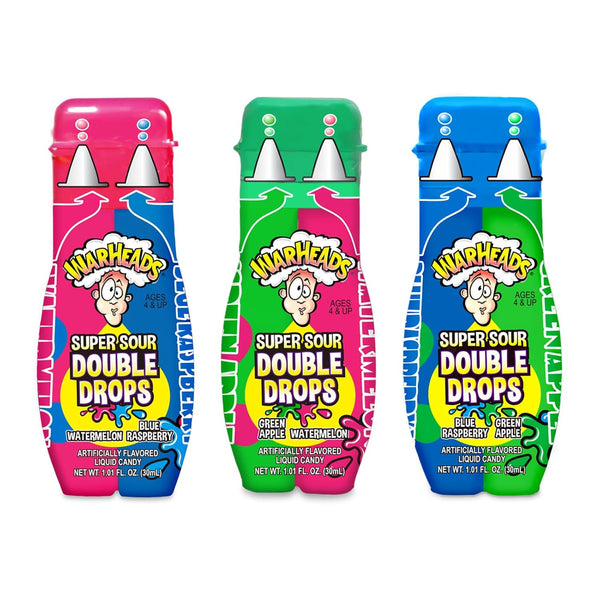 WARHEADS Super Sour Double Drops - Liquid Sour Candy