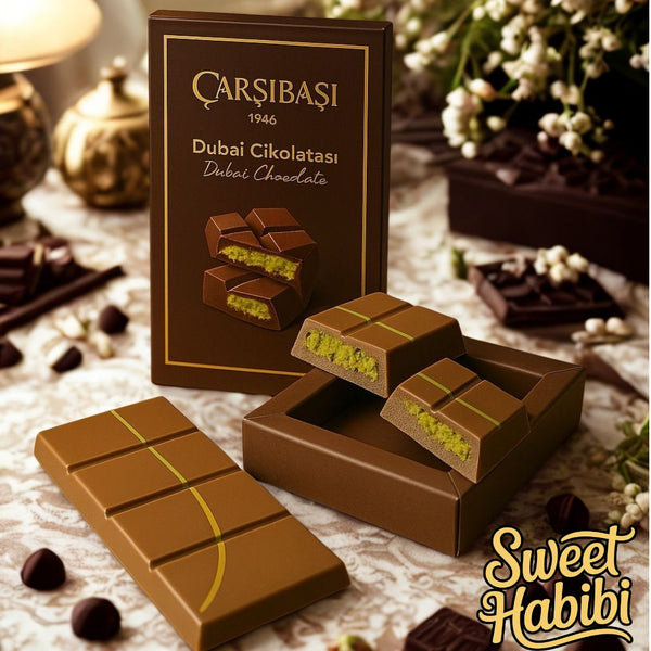 Premium Carsibasi chocolate bar from Dubai
