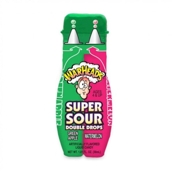 WARHEADS Super Sour Double Drops - Liquid Sour Candy